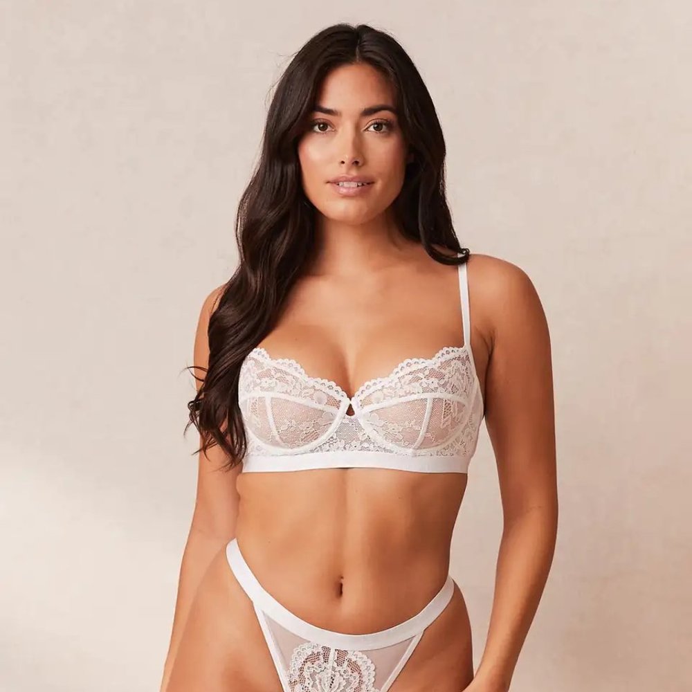 LOUNGE Blossom Balcony Bra - Size 34 / B